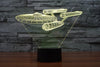 Enterpris 7 Color change Star Trek 3D Trek battleship lamp colorful LED visual atmosphere deco lamp touch switch light IY803318