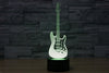 Creative 3D light electric guitar Model Illusion 3d Lamp LED 7 Color changing USB touch sensor desk light Night Light IY803726
