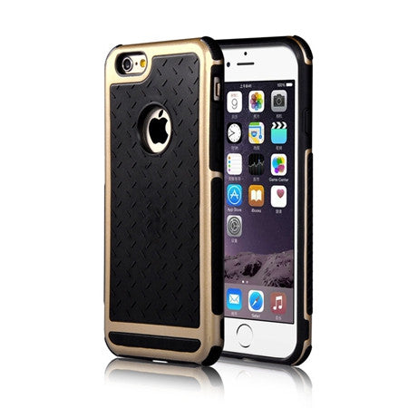Ultra Thin Shockproof Rubber PC Gel TPU Hybrid Case Cover For Apple iPhone 5S SE 6 6S 6 Plus Luxury Armor Cases Shell Coque Capa