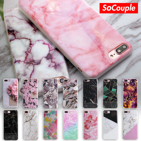 Soft TPU Case for iphone 5s 5 SE 6 6s 6plus New Arrival Granite Scrub Marble Stone image Painted Phone Case For iphone 7 7plus